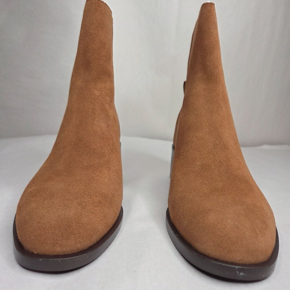 NWT Dolce Vita Women's Linny H2O Brown Suede Booties Boots - Picture 2 of 9